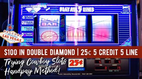 cowboy slots|Trying the Cowboy Slots Handpay Method on a 5 Line Double.